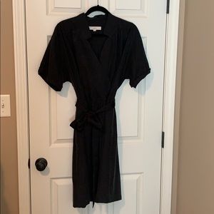 Loft Silk Faux Wrap Dress